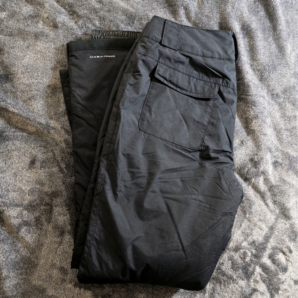Columbia snow pants, black, large tall